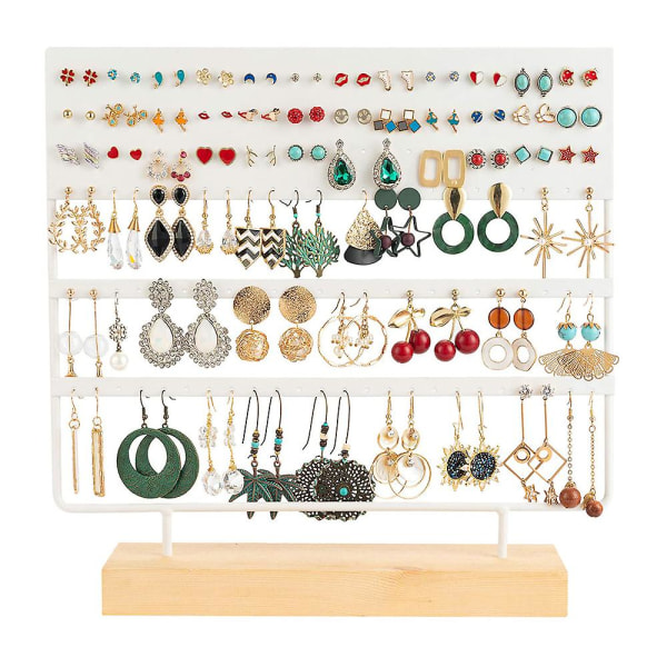 Ørepyntstativ Display Rack 3-lags Ørepyntstativ Smykkearrangør
