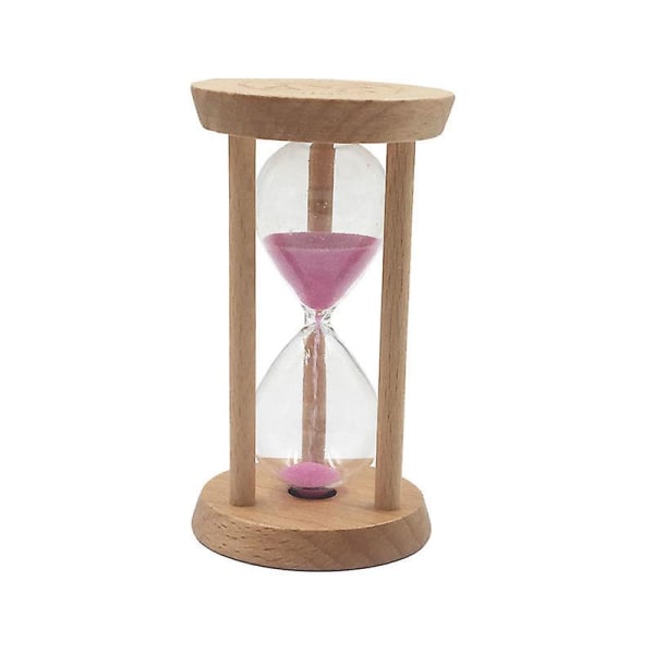 Trä timglas 1 + 3 + 5 + 10 minuters timer Kreativ timer Tidskultur 4 st