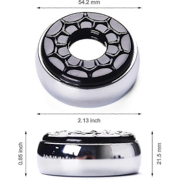 Shuffleboard Pucks 2-1/8\" (53mm), Sæt med 8 (grå og sort)