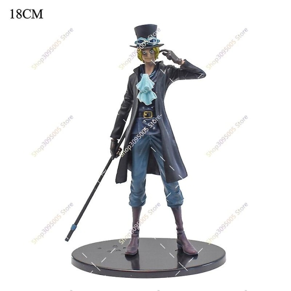 Nya One Piece-figurer Zoro Luffy Nami Ace Eustass Kid Bartolomeo samlarobjekt modellleksaker PVC actionfigurer Sanji-dockor barn gåva Sabo no box