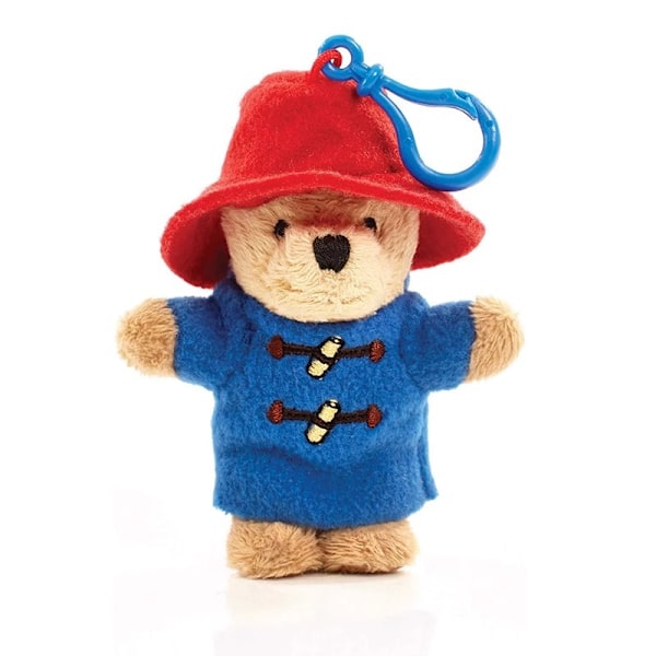 Paddington Bear plyschdocka nyckelring hänge 8cm pendant