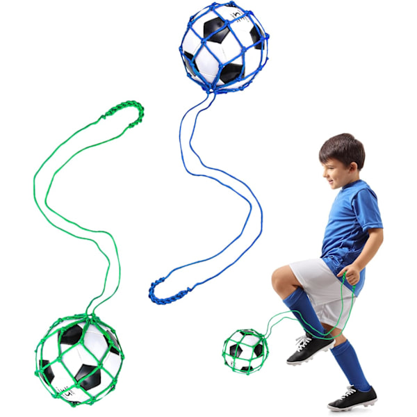 2 st fotbollssparknät, bärbart fotbollsträningsnät, kastnät för fotbollsspark, fotbollsträningsutrustning för barn, ungdomar och vuxna
