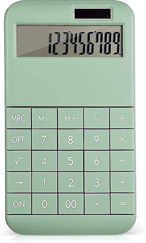 Skrivebords Kalkulator Standard Funksjon, 12 Siffer Lcd Stor Skjerm Og Stor Nøkkel