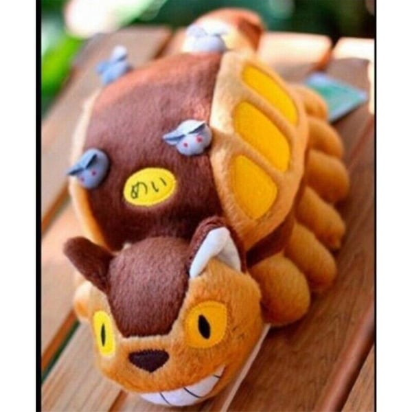 Min Nabo Totoro Catbus Cat Bus Fylt Plysj Dukke Leke Barn Gave 30cm 12inch