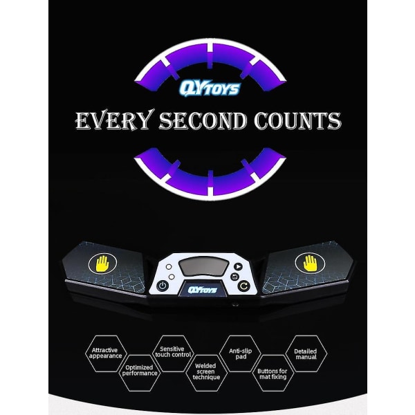 Polaoyi Timer Pad Speeding Race Timer Training Pad Speed Cube Toys 80 x 30cm Mat
