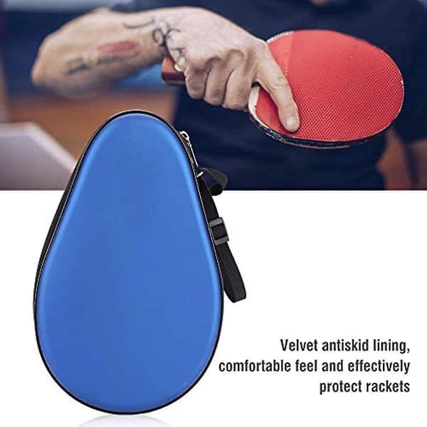 Bordtennisracketfodral Pingisväska Bordtennisracketfodral Pingisracketväska Vattentät PU