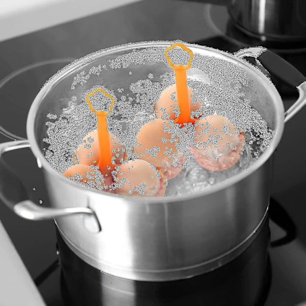 Förpackat äggställ, skållningsskyddat silikonångat äggställ rymmer 3 ägg, bekvämt för matlagning och re