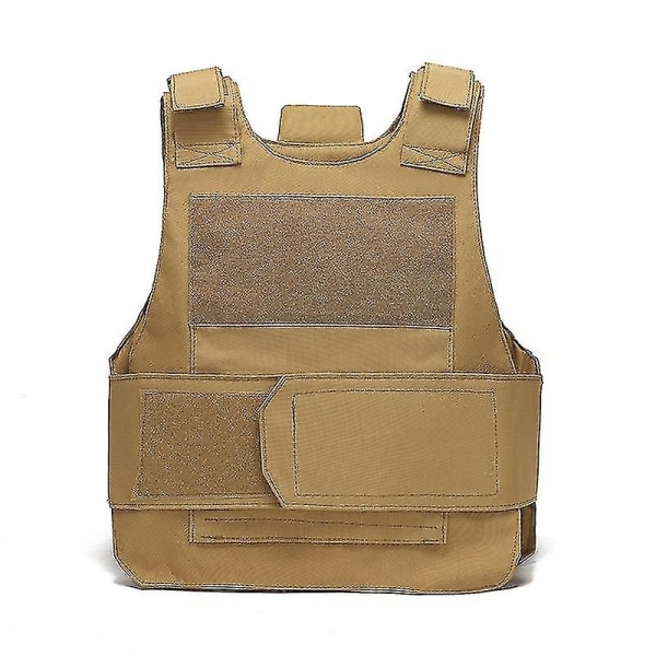Taktisk arméväst dun kroppsskyddsplatta taktisk airsoft bärarväst hög kvalitet Khaki