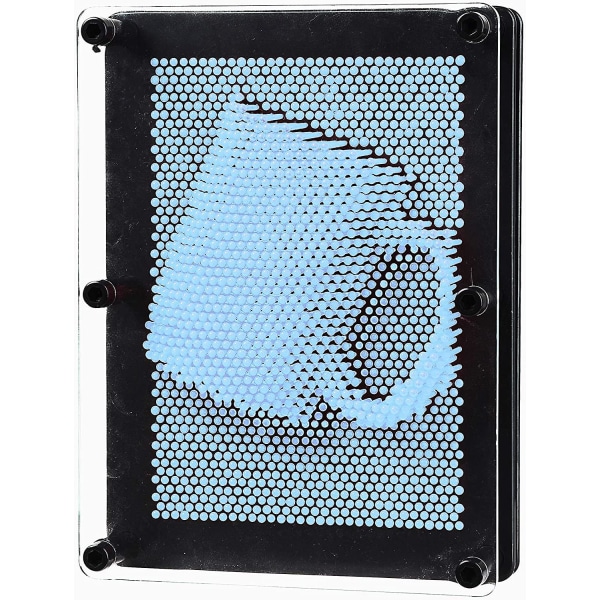 3D Pin Art Skulptur Klassisk Vintage Legetøj Innovativ Ubegrænset Kreativitet Uddannelseslegetøj M Light blue