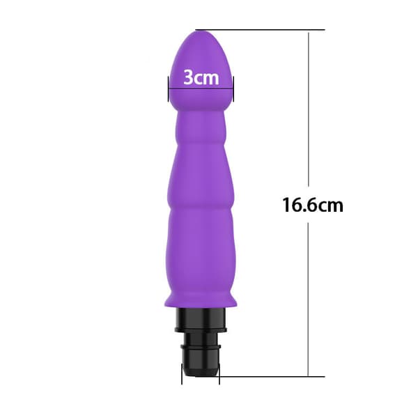 Vandtæt Silikon Massagehoved Tilbehør Til Dyb Vævs Massager purple Interface 16MM
