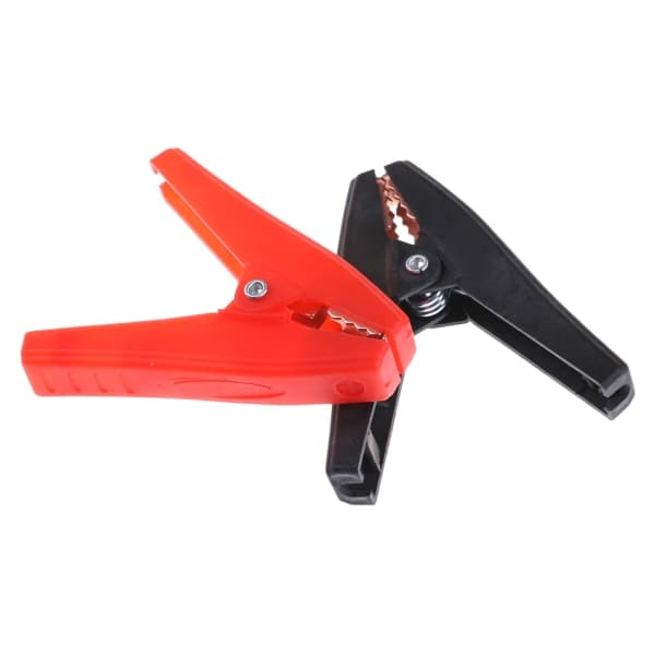 2 stk. 90mm 100A plast krokodilleklemmer til bilbatteriklemmer