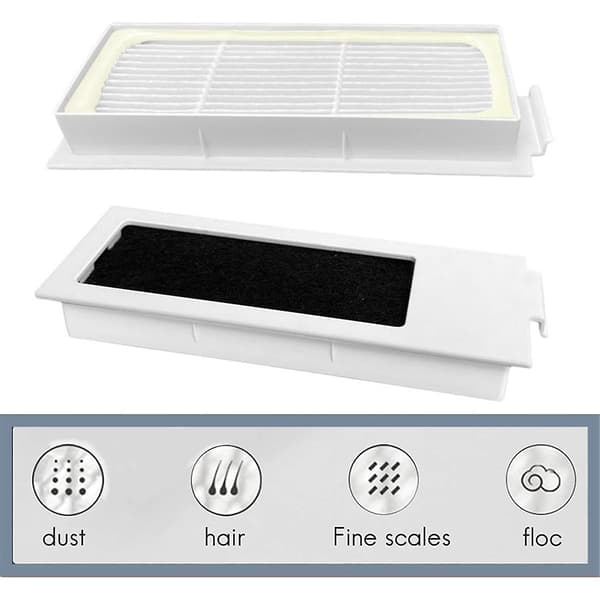 Tilbehør til Deebot T20 Omni Robot Vacuum - Hovedbørste, HEPA-filtre, støvposer, moppepuder