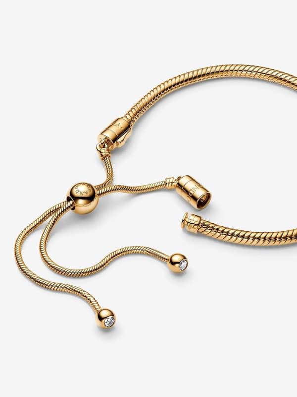 Pandora - Ormkedja Slider Armband - 14k guldplätering