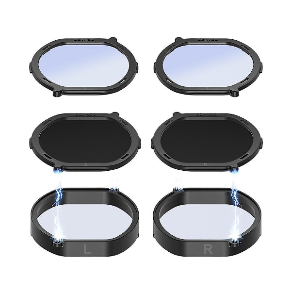 Vr reseptbelagte linser for Ps Vr2 linse nærsynthet anti blå briller rask demontering beskyttelsesramme