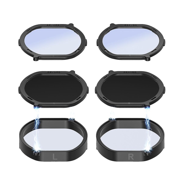 Vr reseptbelagte linser for PS Vr2 linse nærsynthet Antiblå briller Hurtig demonter beskyttelsesramme