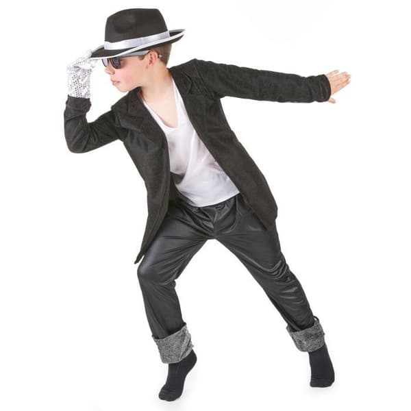 Orange Popstjerne Kostume til Drenge 6-8 years old