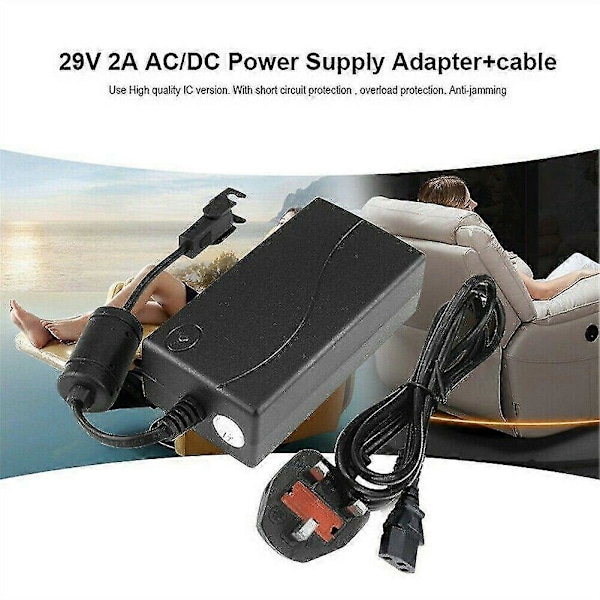 29V/AC/DC Strömförsörjning Elektrisk Recliner Soffa Stol Adapter Transformator Verktyg - Stickkontakt