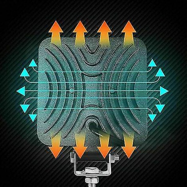 Par 4 Led Traktor Arbeidslys 300w 12000lm 6000k Led Hovedlys 4x4 Ip67 Ekstra Lys Led Motorsykkel Firkant 8d Linse Ekstremt Høy Lysstyrke For