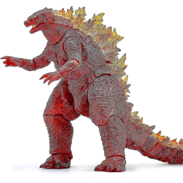 Godzilla Action Figur - King Of The Monsters Toy (med Atomic Breath)