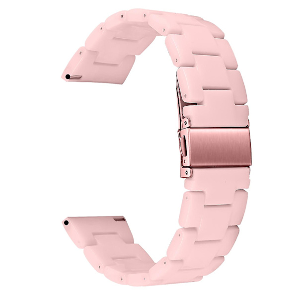 Ersättningsarmband för Garmin Vivoactive 4, 22 mm Vattentätt Klockarmband i Resin Pink Style J Garmin Vivoactive 4