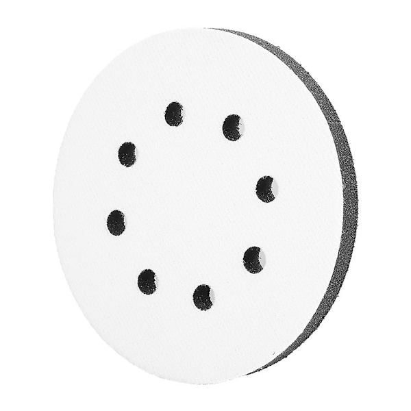 125mm diameter blød buffer svamp interface pude til slibepuder (8 huller)