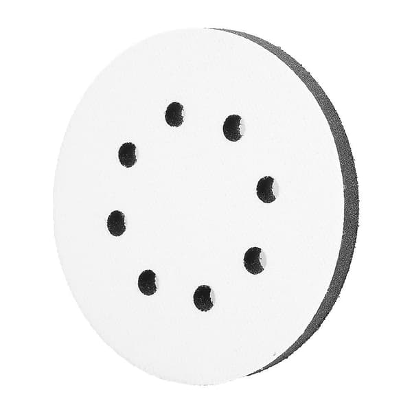 125mm diameter blød buffer svamp interface pude til slibning puder (8 huller)