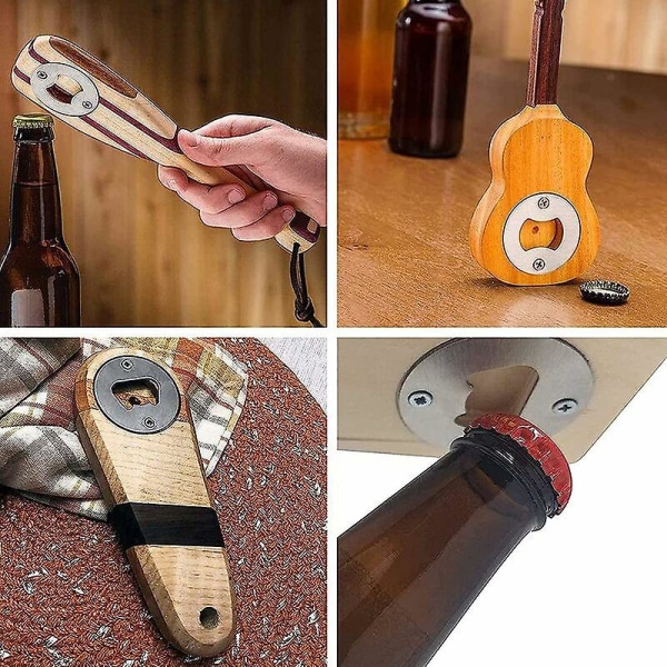 16 kappaletta pullonavaajan DIY-askarteluja, pieni pullonavaaja, pullonavaaja ruuveilla, 32 ruuvilla, olutpullojen avaamiseen, mehupullo