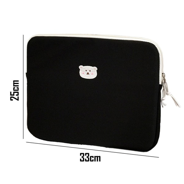 Cute Bear Computer Liner Bag Ny 12-tommer Tablet Beskyttende Cover style3