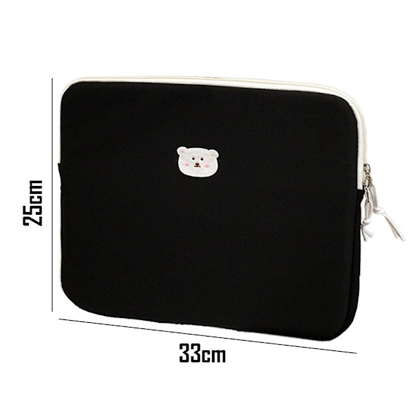 Sød bjørn computer liner taske ny 12-tommer tablet beskyttende cover style3