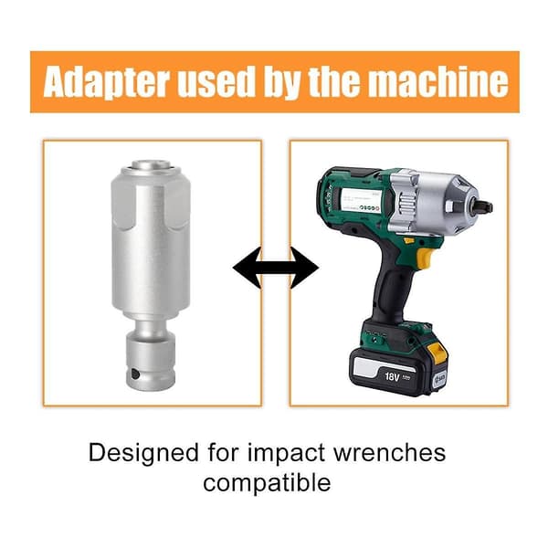 Adapter for å konvertere slaghammer til elektrisk hammer Konverterer til SDS-Plus for bruk med drill/imp