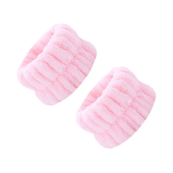 Makeup Ansigtsvask Håndledsrem Ansigtsvask Håndrem Makeup Absorberende Håndledsrem Ansigtsvask Håndledsrem Piger Damer Pink