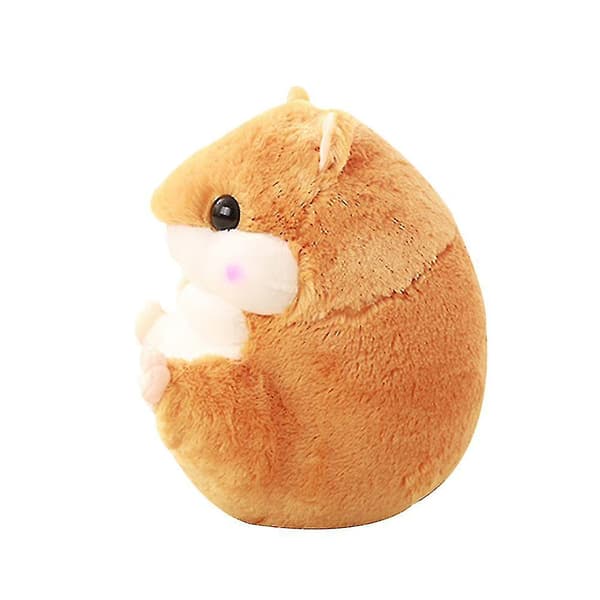Sød plys hamster bamse legetøj med tæppe brown