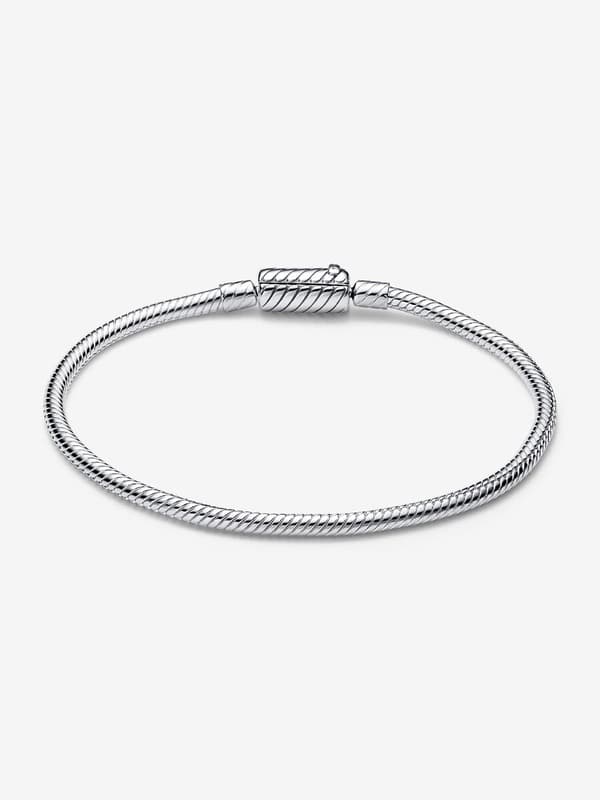 Pandora - Easy-Close Magnetlås Ormkedjearmband - Sterling silver 7.1in/18cm