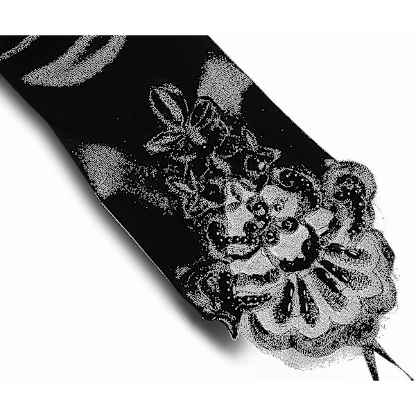 Sorte hansker Lange hansker 1920-talls tilbehør Flapper kostyme Fingerløse hansker for kvinner Brølende 20-tallet