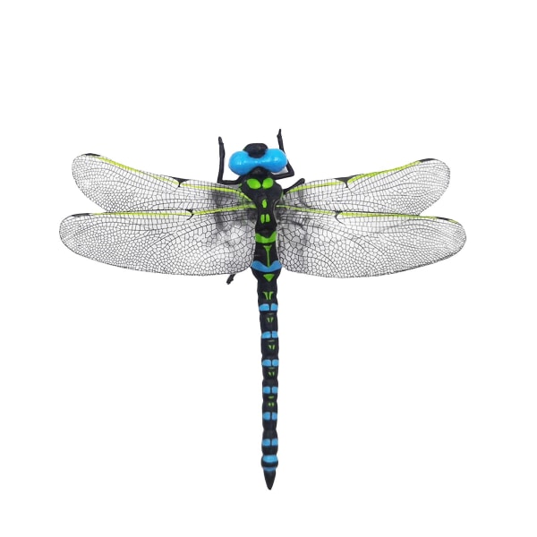 Prydnad Vardagsrum Tv-skåp Dekorationer Simulering Dragonfly Modell Dekoration Pvc utomhusprodukter Falsk Dragonfly Blue