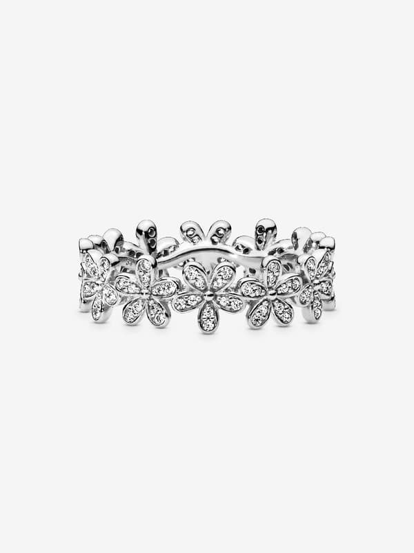 Pandora - Daisy Blomsterring - Sterlingsølv Circumference: 54mm