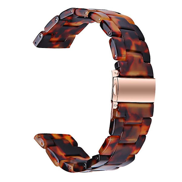 Ersättningsarmband för Garmin Vivoactive 4, 22 mm vattentätt klockarmband i harts - Sköldpaddsfärgad Multicolor Style F Garmin Vivoactive 4
