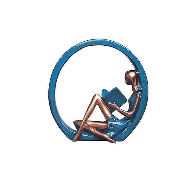 Harts Resin Yoga Ornament Hollow Modern Heminredning Tillbehör För Vardagsrum Karaktär Skulptur Konst Hantverk Dekor