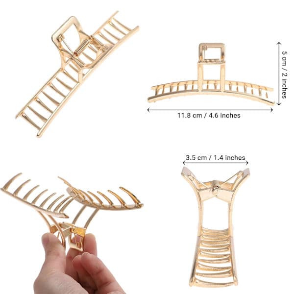 Hårklämmor - 3 st Halkfria Hårklämmor