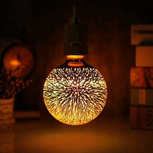 Edison Bulb Classic 3D fyrverkeri LED-ljuskälla