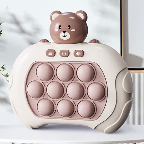 Pop It-spel - Pop It Pro Light Up-spel Snabbt tryck Fidget-spel Z Brown BROWN BEAR