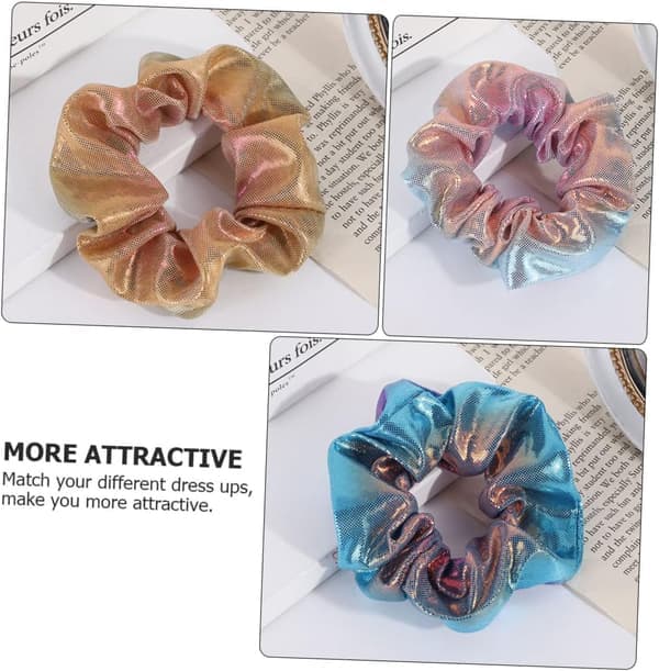 18 stk. Gradert Tie-dye Hårbånd Dame Tilbehør Scrunchies Hodebånd Spa Hodebånd Tilfeldig Farge