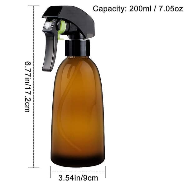2 st tomma bruna sprayflaskor för husdjur, 200 ml