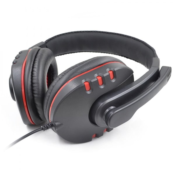 Trådbundet spelheadset för PC Ps4 PS5 Xbox One Hörlurar med brusreducerande mikrofon Bas 3,5 mm Laptop Headset Nintendo Switch/ps
