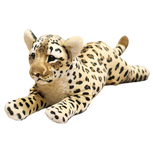 Simuleringsdjur Plyschleksak Mjuk Fylld Docka Bedårande Barn Krama Kudde 39cm Leopard