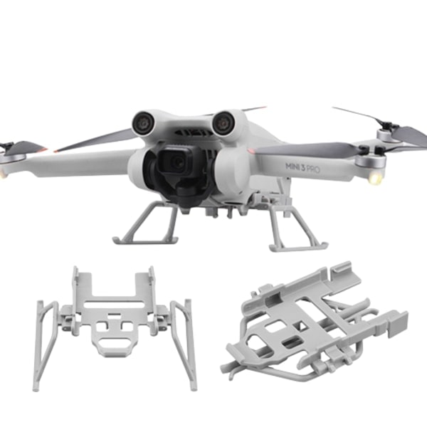 Fällbart landningsställ för DJI Mini 3 Pro drönare Grå