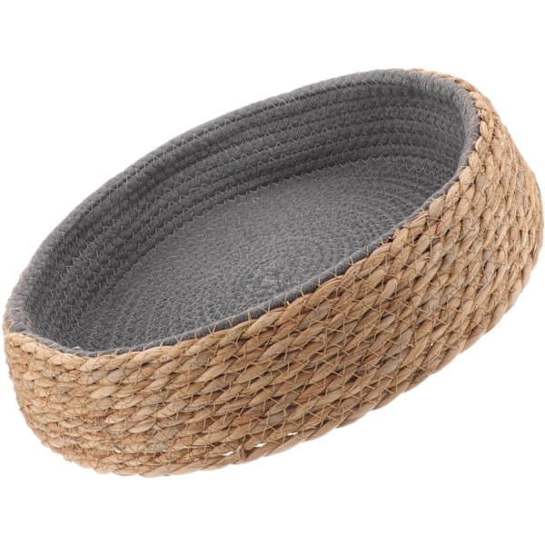 Cat Sleeping Bed Rattan Pet Bed Circle Dog Bed Rattan Dog Bed Round Rattan Woven Pet Bed Cooling Pet Nest Small Grass