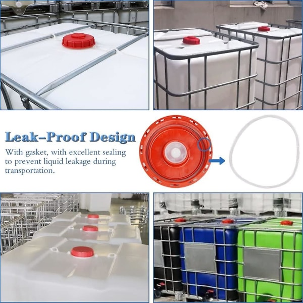 IBC-tanklock 163 mm tanklock 1000l IBC-tanklock IBC-lock med ventilation IBC-vattentanklock