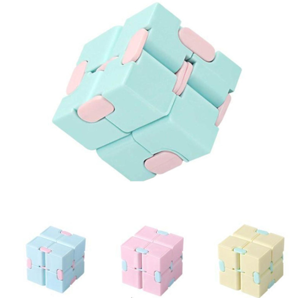 Fidget Legetøj infinity cube Antistress Gul Gul Gul