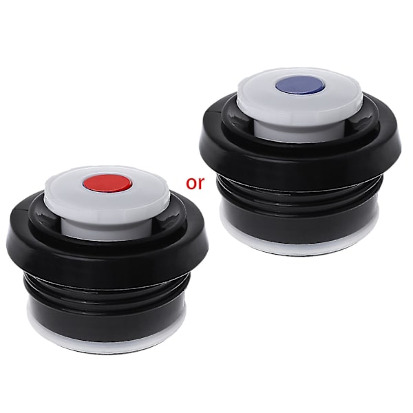 5,2-7,5 cm Termosflaska Stopper Lätt att Använda och Rengöra Bärbar Universell Mugg 5.2cm- Black dark Grey